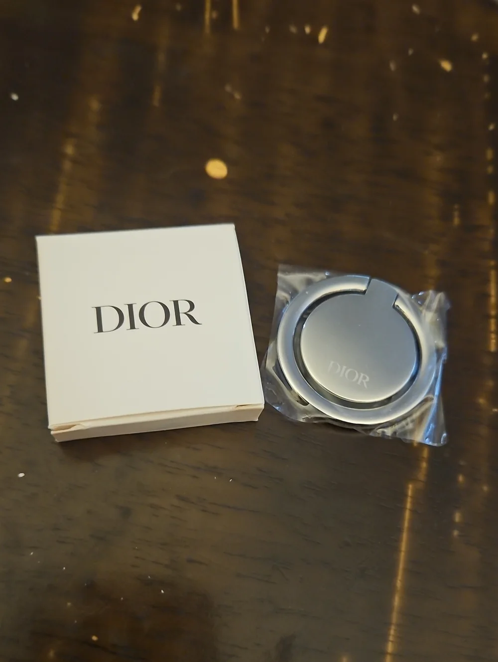 Dior Shimmering Gold Cosmetic Case.